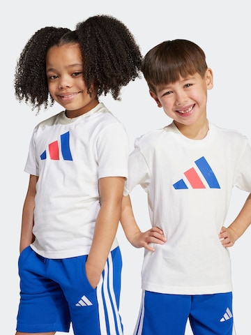 ADIDAS SPORTSWEAR - Camisa funcionais em branco: frente