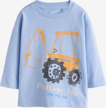 Next Shirt in Blau: Vorderseite