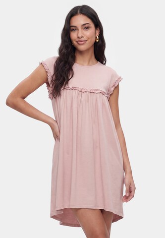 faina Jurk in Roze: voorkant