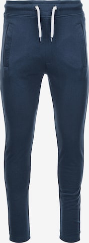 Ombre Pants 'P946' in Blue: front