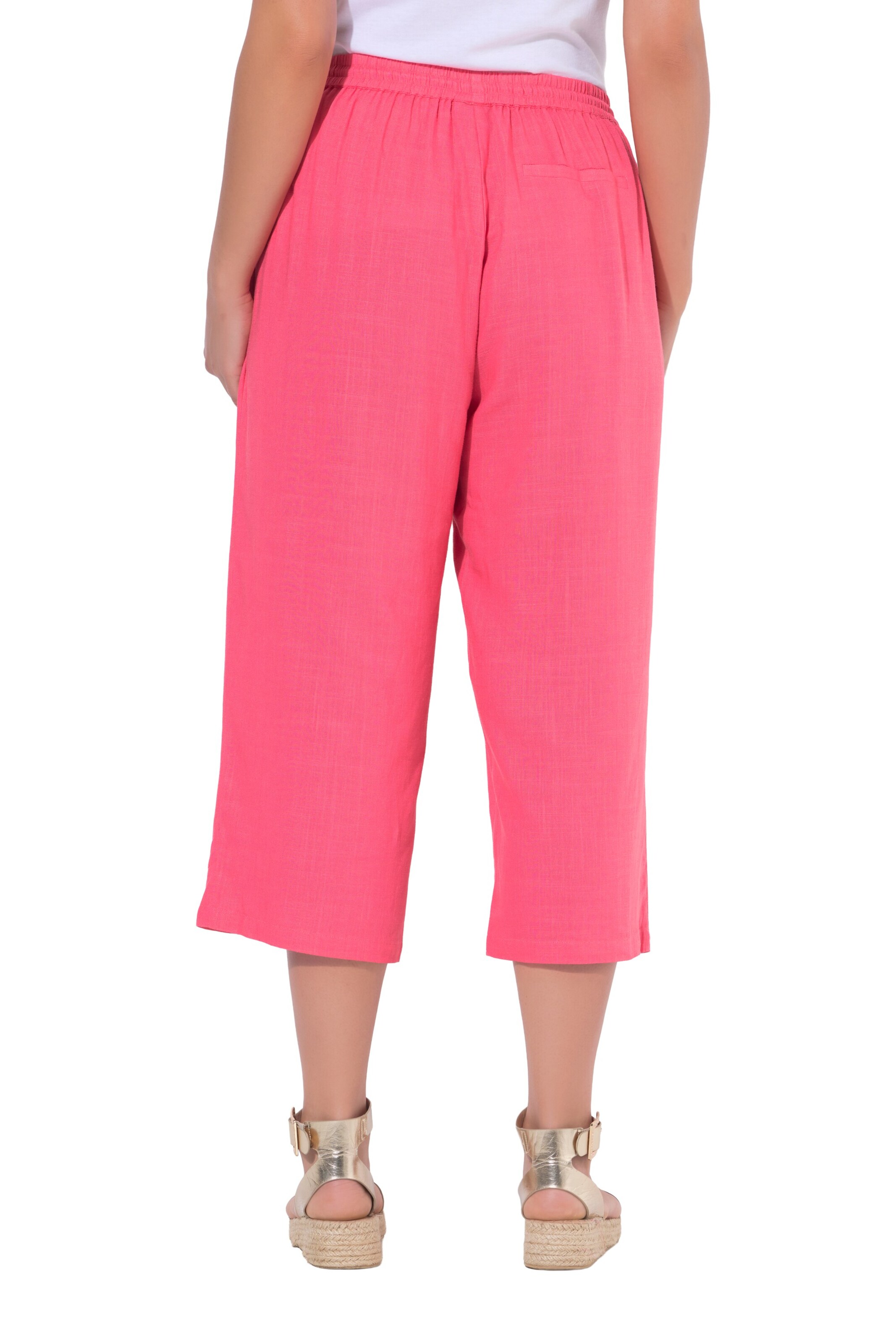 Ulla Popken Regular Trousers in Pink