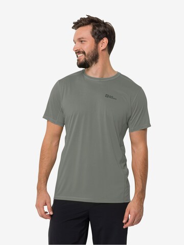 JACK WOLFSKIN Λειτουργικό μπλουζάκι 'PRELIGHT' σε πράσινο: μπροστά