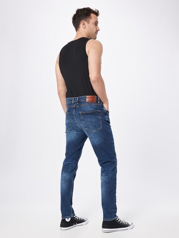 Slimfit Jeans 'Kevin' de la !Solid pe albastru