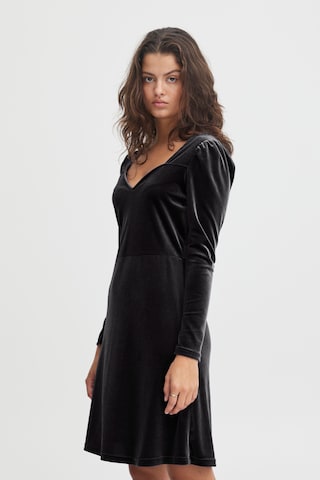 ICHI Dress in Black: front