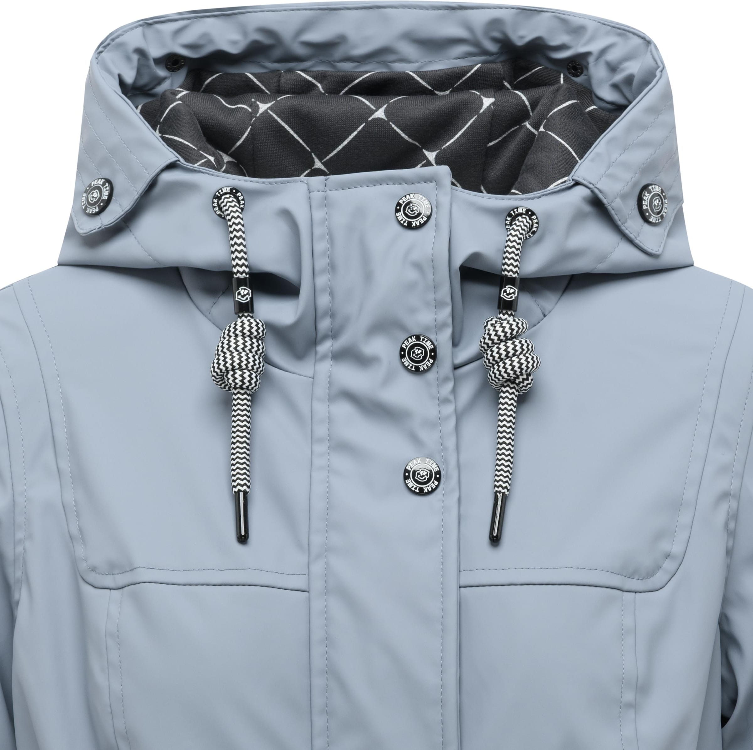 Manteau fonctionnel 'L60042' Peak Time en bleu