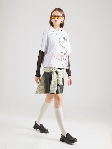 PRINCESS GOES HOLLYWOOD Shirts 'Snoopy Surfer' i hvid