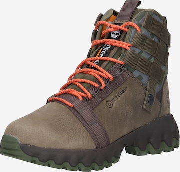 TIMBERLAND Lace-up bootie in Grey: front