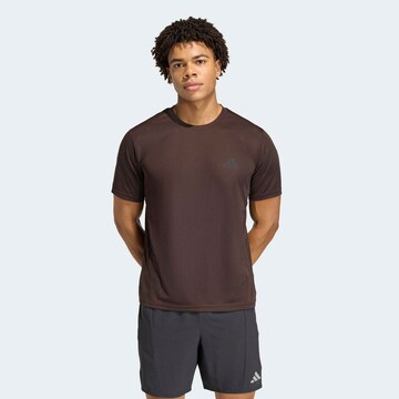 ADIDAS PERFORMANCE Performance Shirt 'WE' in Brown: front