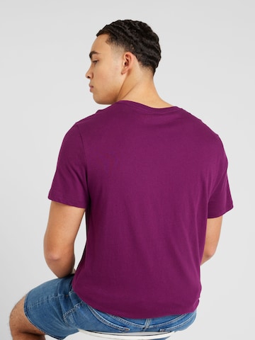 GAP Regular fit Shirt in Purple