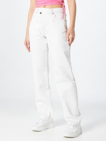 Cotton On Regular Jeans in Wit: voorkant