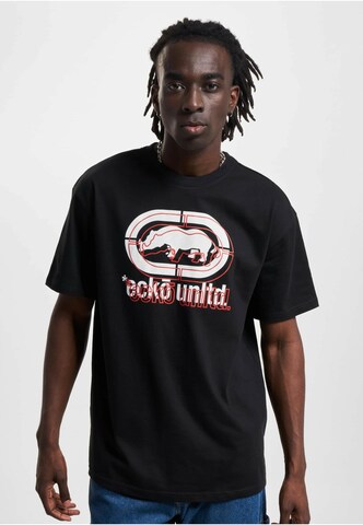 T-Shirt 'Double' Ecko Unlimited en noir : devant