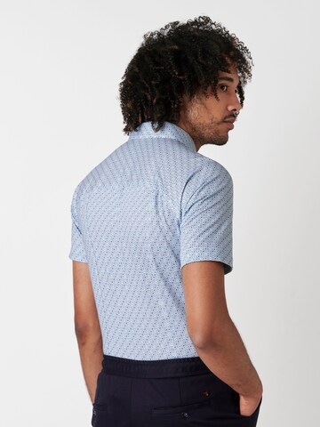 DESOTO Slim fit Overhemd in Blauw