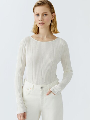 OUI Sweater in White: front