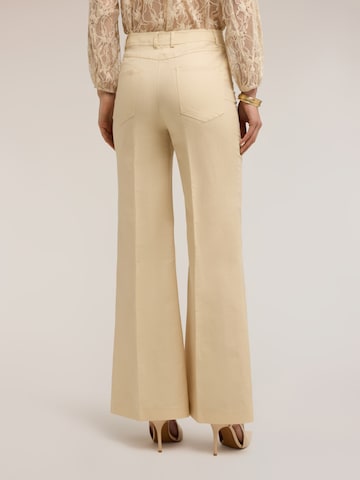 MOTIVI Flared Broek in Beige