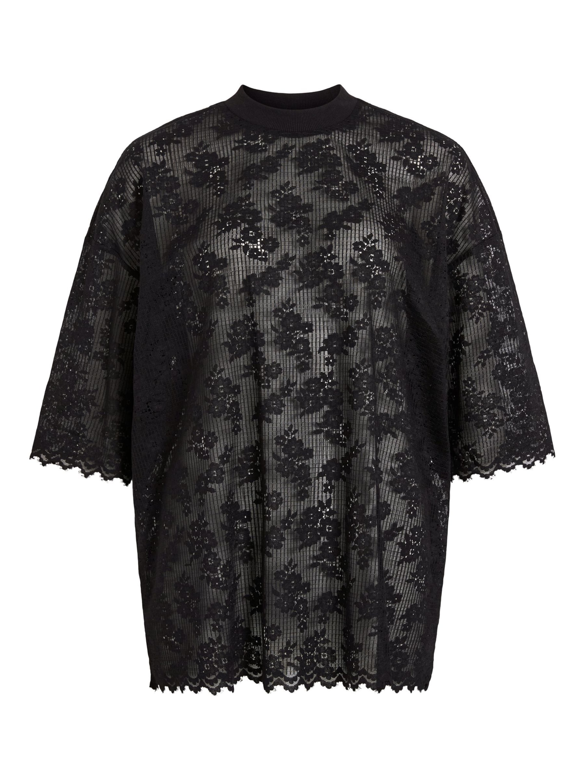 VILA Shirt in Zwart: voorkant