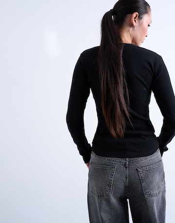 juoda TOPSHOP Marškinėliai 'EVERYDAY'