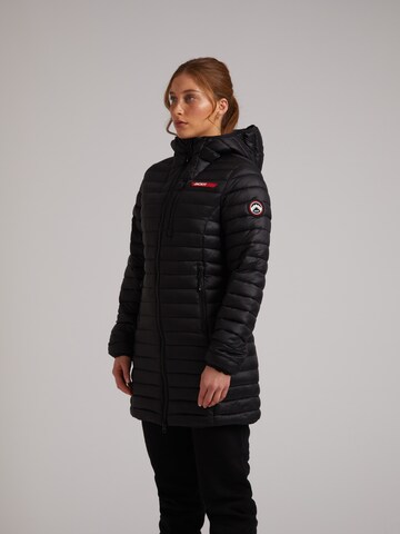 JACK1T Outdoorjas ' SATEL1TE Longline Daunenjacke 2.0 ' in Zwart