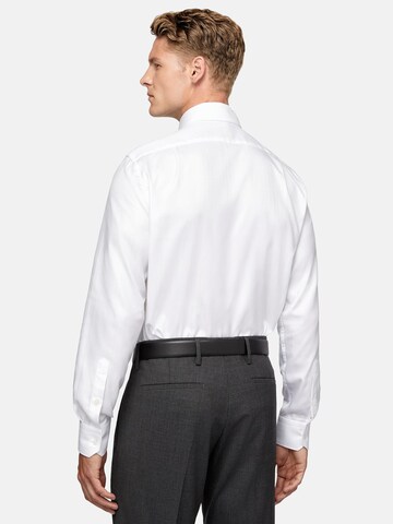 Boggi Milano Slim Fit Hemd in Weiß