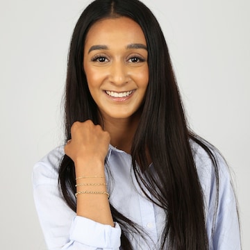 Lucardi Armband 'Klassisch' in Goud: voorkant