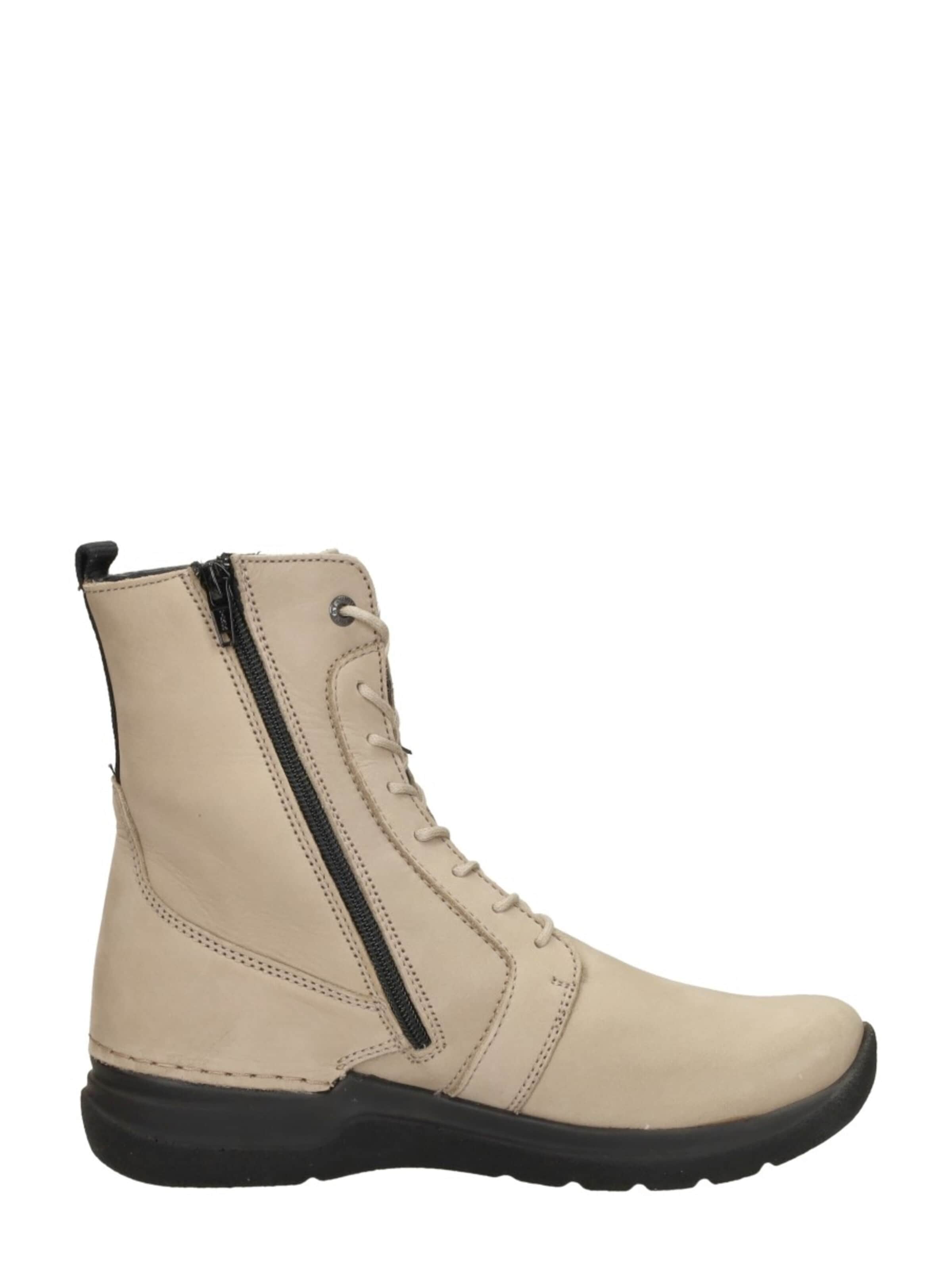 Wolky Schnürstiefelette 'Viper'‌ in Beige