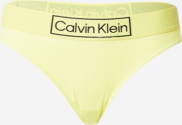 Calvin Klein Underwear Stringit värissä keltainen: edessä