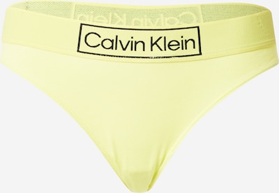 Tanga Calvin Klein Underwear pe galben lămâie / negru, Vizualizare produs