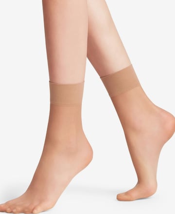 FALKE Socken 'Pure Matt' in Beige: Vorderseite