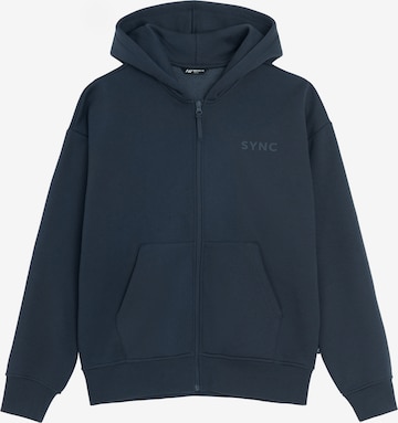 Veste de survêtement NoWear en bleu : devant