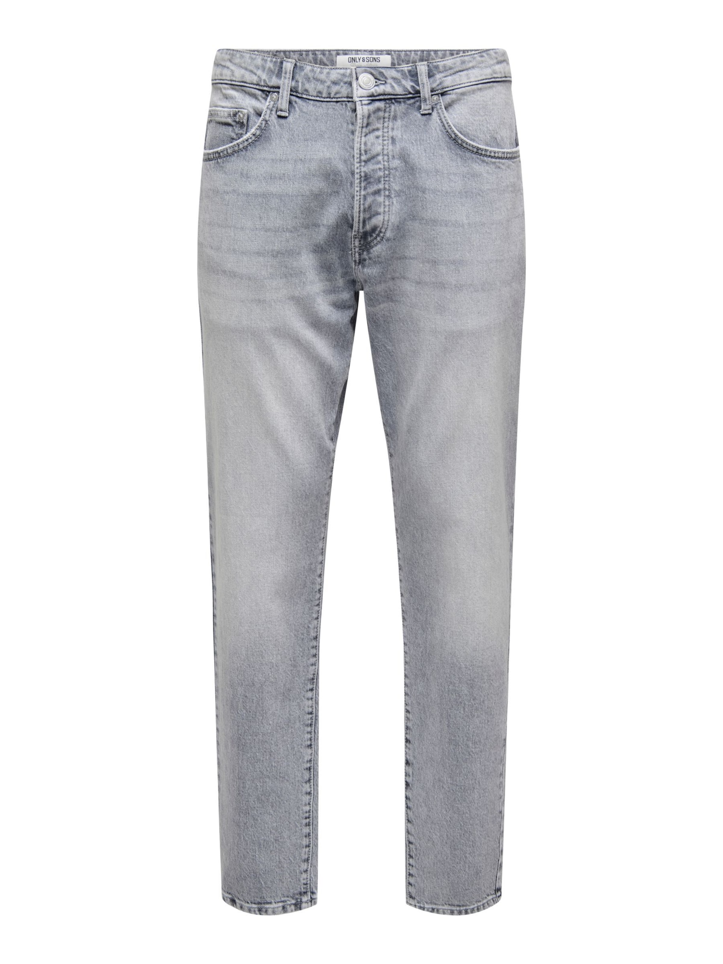 Only & Sons Jean 'ONSYoke' en gris denim, Vue avec produit