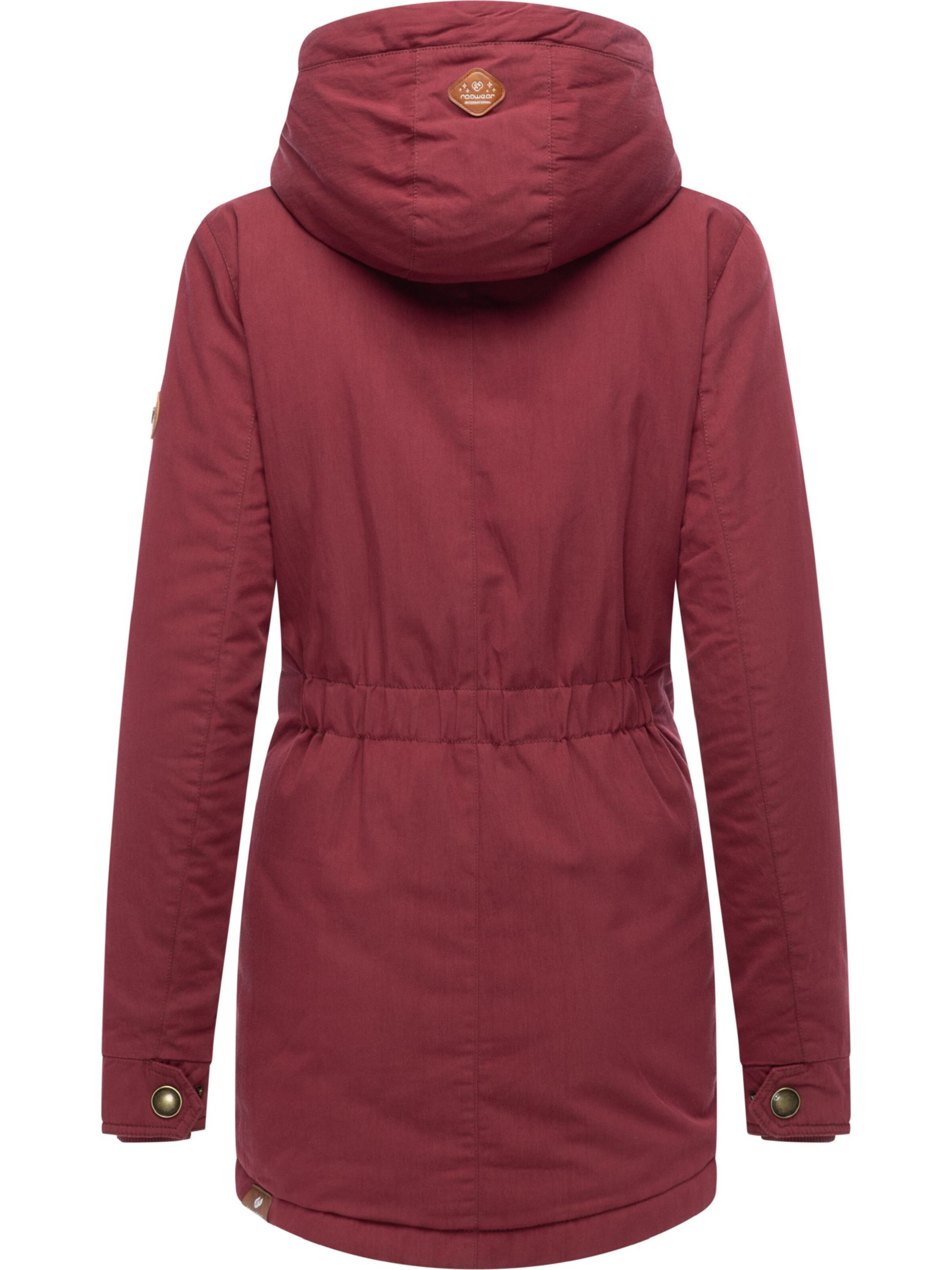 Ragwear Winterjas ' Monadena Parka YOUMODO ' in Rood