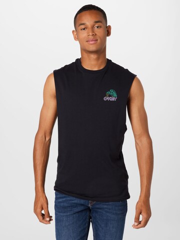 melns OAKLEY Sporta krekls 'Sunrise': no priekšpuses