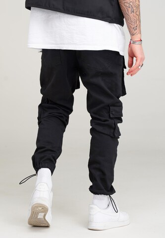 2Y Premium Regular Cargohose 'ELIAS' in Schwarz