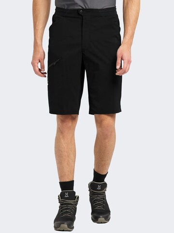 Haglöfs Regular Outdoorhose in Schwarz: Vorderseite