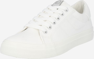 TAMARIS Låg sneaker i vit: framsida