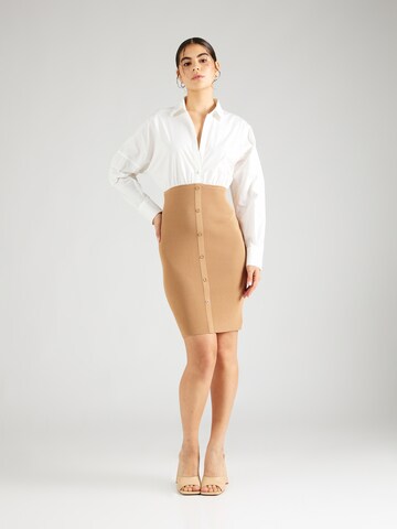 Liu Jo Shirt Dress in Beige: front