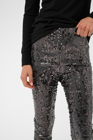 InWear Skinny Legginsy w kolorze srebrny