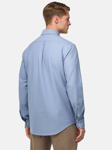 Boggi Milano Regular fit Overhemd in Blauw