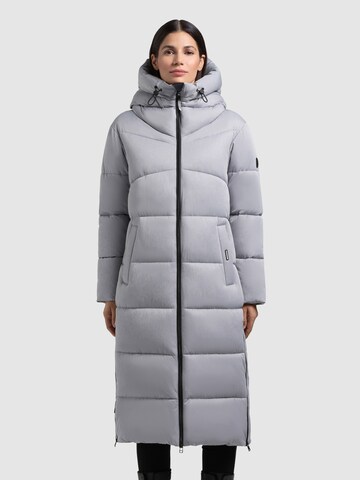 khujo Зимно палто 'LIMA' в сиво: отпред