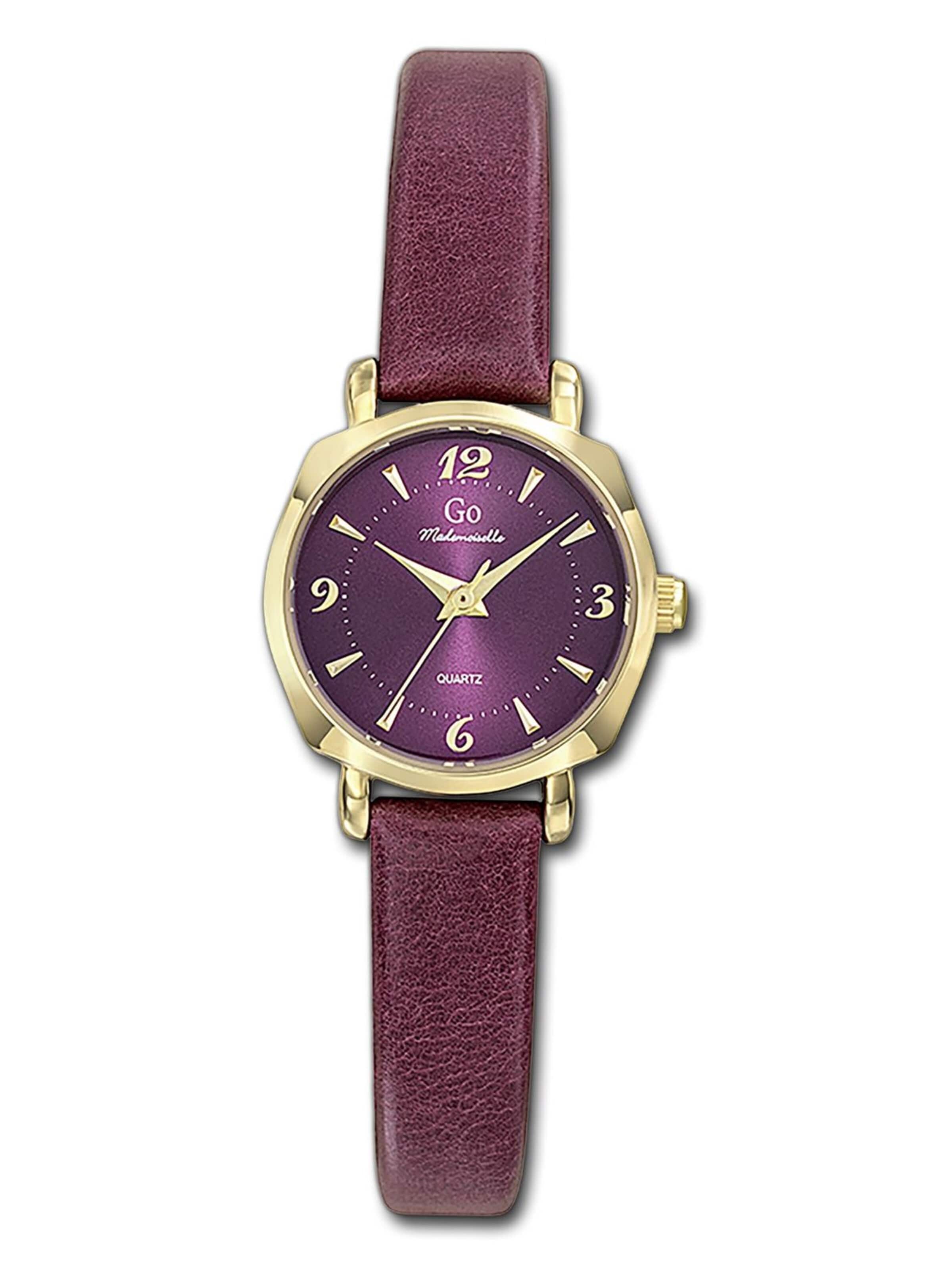 GO GirlOnly - Reloj analógico en oro: frente