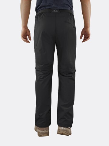 Regular Pantalon outdoor 'Daventry' normani en noir