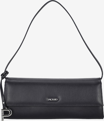 Picard Clutch 'Auguri' in Blau: Vorderseite