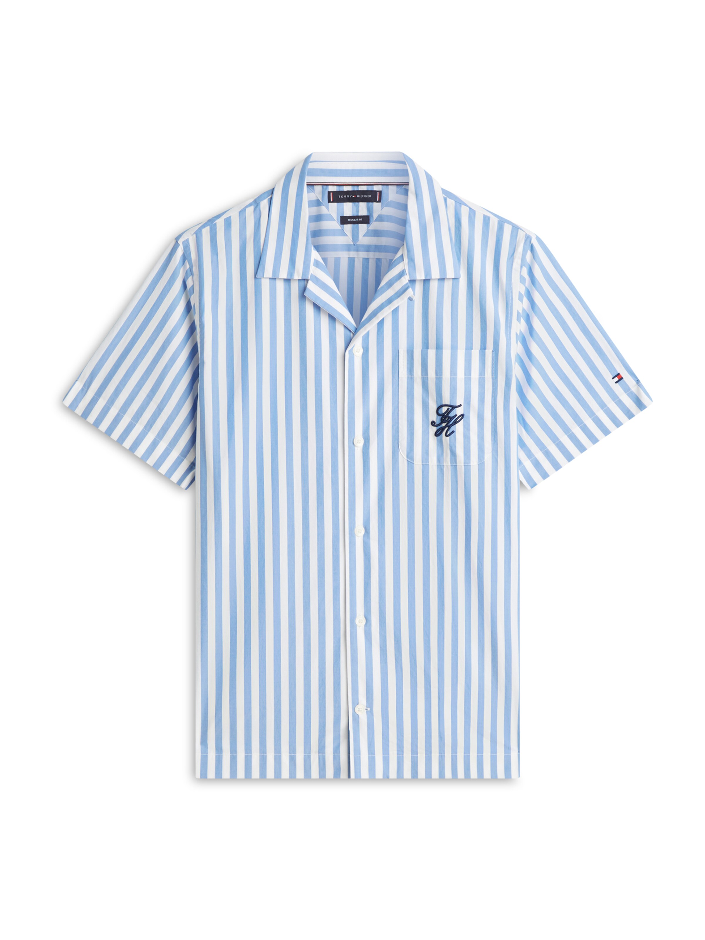 TOMMY HILFIGER Regular fit Πουκάμισο σε μπλε: μπροστά