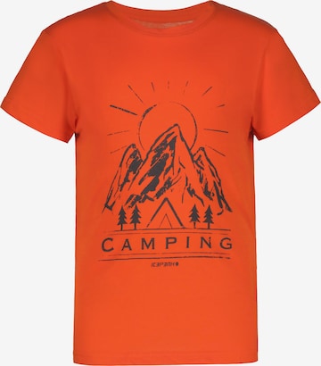 ICEPEAK Performance Shirt in Orange: front