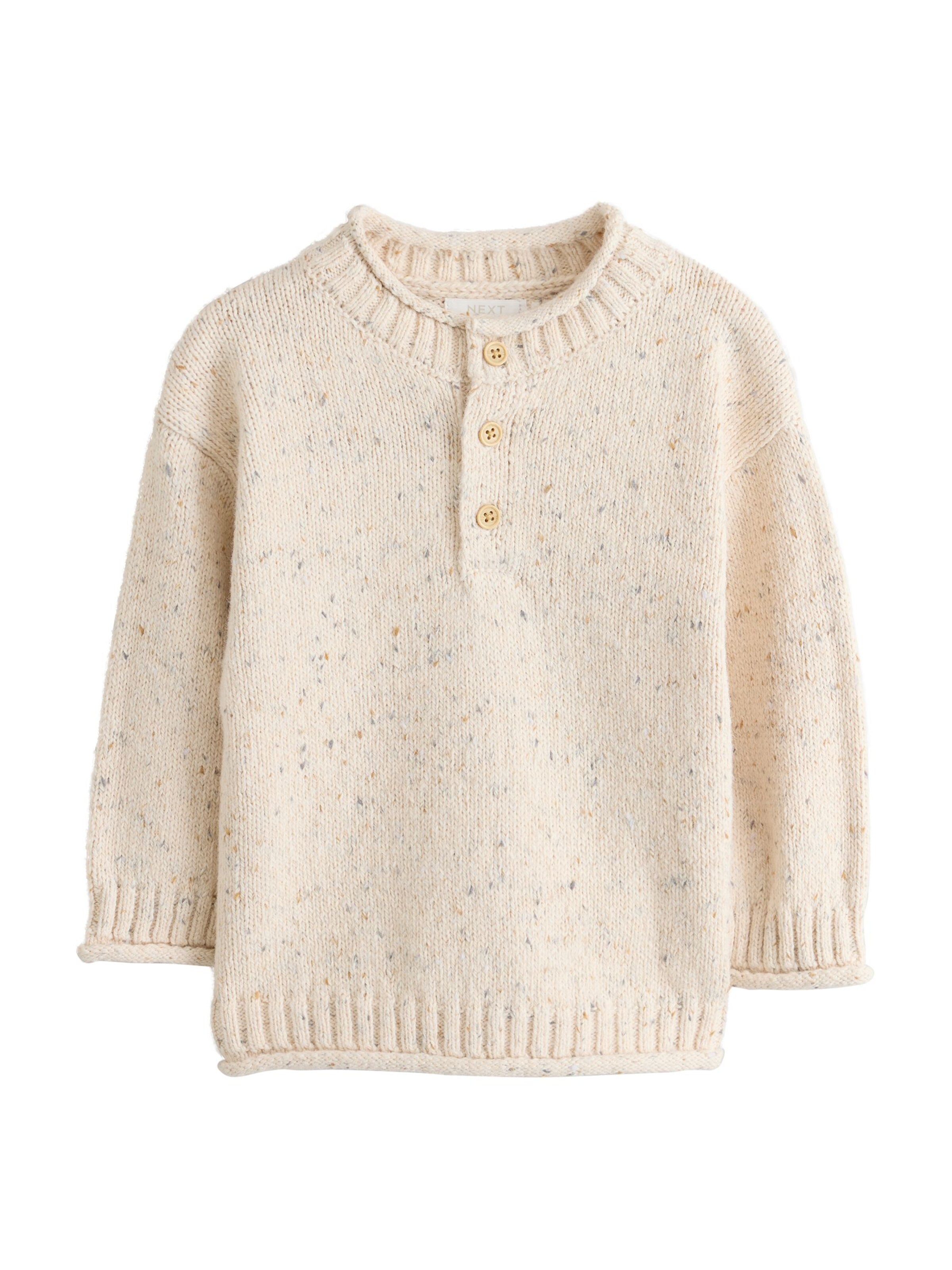 Next Trui in Beige: voorkant