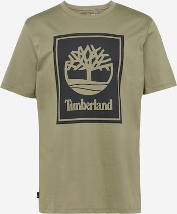 T-Shirt TIMBERLAND en vert : devant