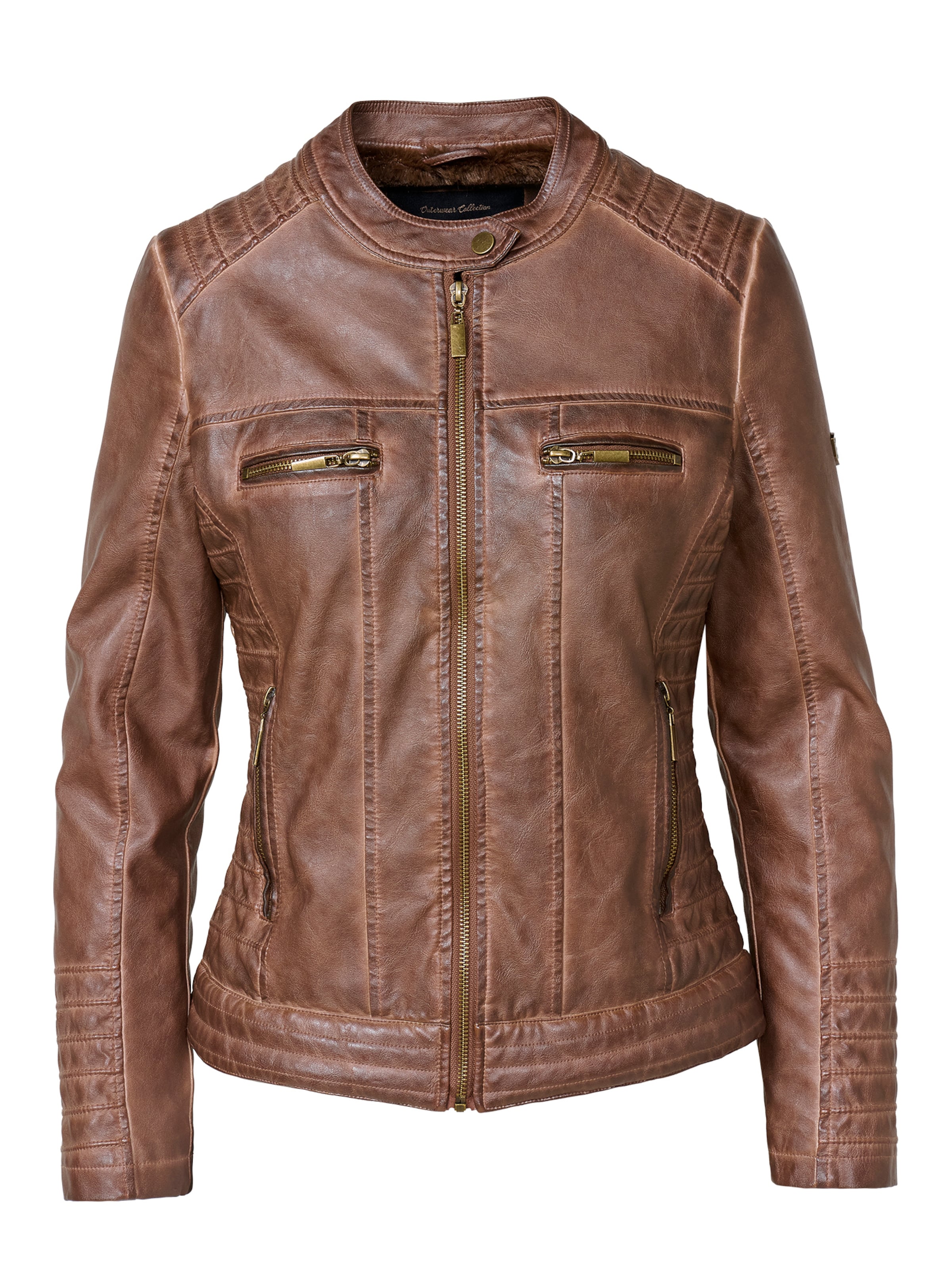 KOROSHI Jacke in Braun: Vorderseite