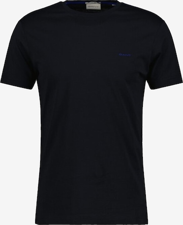 T-Shirt GANT en noir : devant