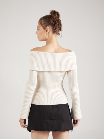 Pull-over 'Olivia' millane en blanc