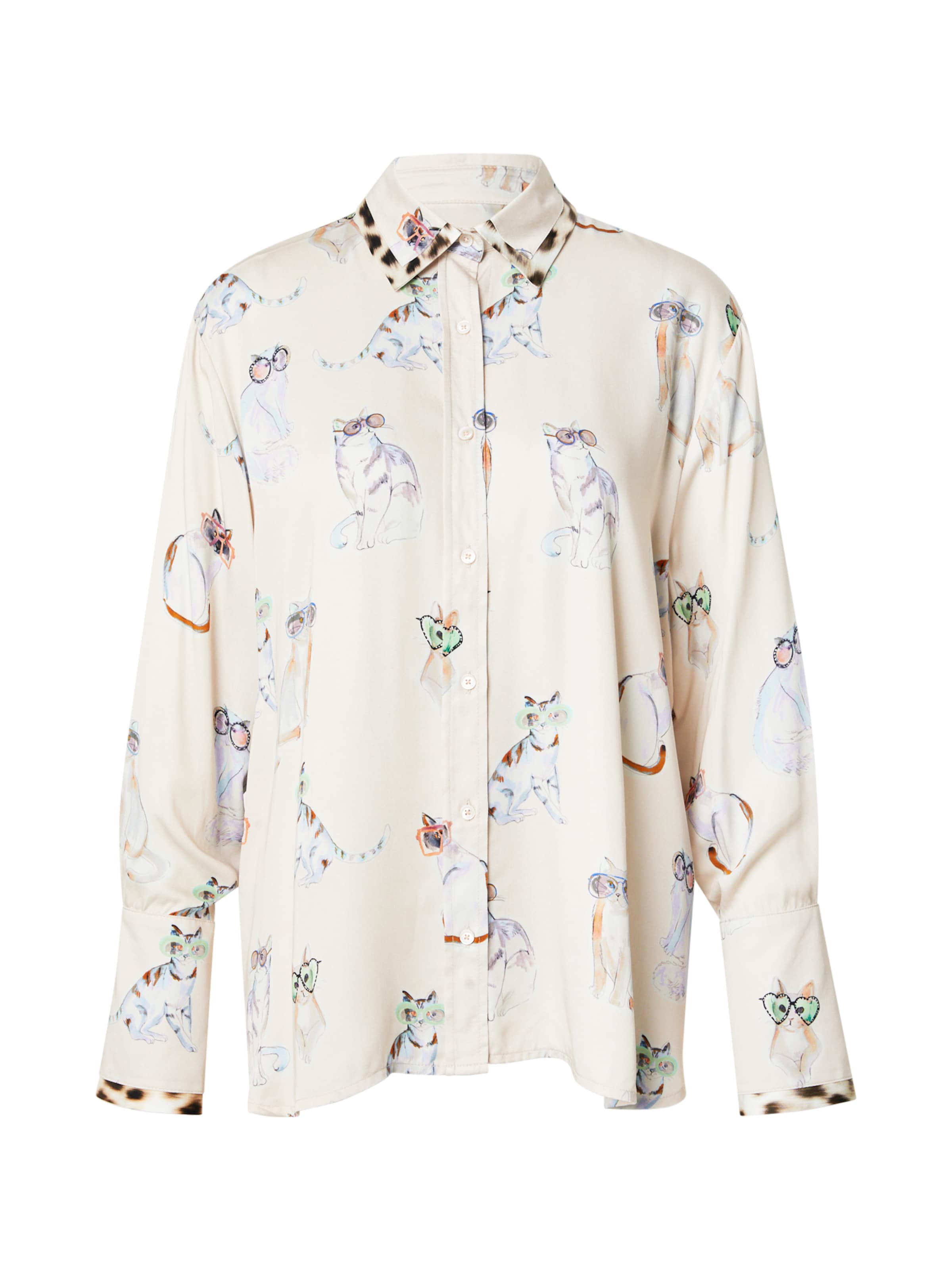 Emily Van Den Bergh Blouse in Beige: front