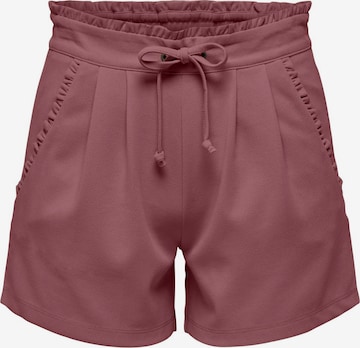 JDY Regular Shorts 'NEW CATIA' in Pink: predná strana